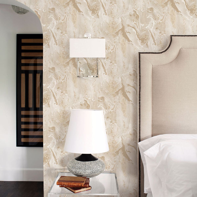 media image for Tory Texture Wallpaper in Gold from the Polished Collection by Brewster Home Fashions 271
