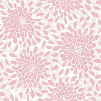 product image of Toss The Bouquet Peel & Stick Wallpaper in Pink by RoomMates for York Wallcoverings 549