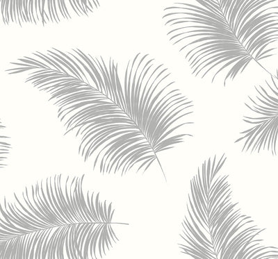 product image for Tossed Palm Peel-and-Stick Wallpaper in Alloy from the Luxe Haven Collection by Lillian August 60