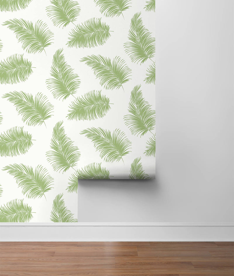 media image for Tossed Palm Peel-and-Stick Wallpaper in Summer Fern from the Luxe Haven Collection by Lillian August 263