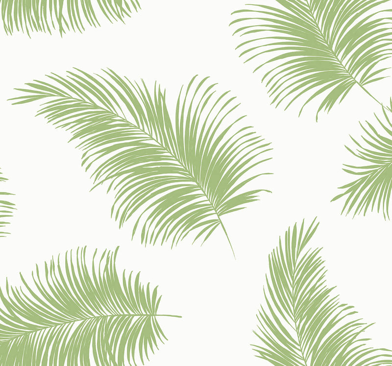 media image for sample tossed palm peel and stick wallpaper in summer fern from the luxe haven collection by lillian august 1 290
