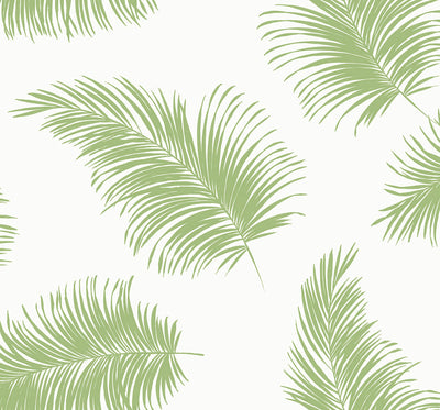 product image for Tossed Palm Peel-and-Stick Wallpaper in Summer Fern from the Luxe Haven Collection by Lillian August 94