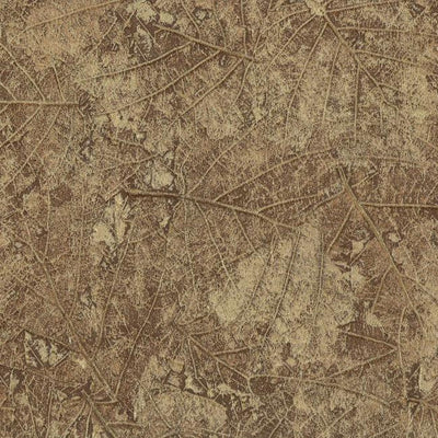 product image of sample tossed leaves wallpaper in brown and gold design by york wallcoverings 1 561
