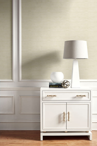 product image for Toweling Faux Linen Wallpaper in French Vanilla from the Living With Art Collection by Seabrook Wallcoverings 90