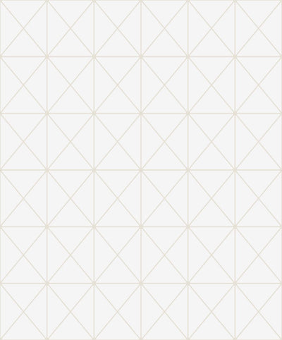 product image of Triangle Geo Wallpaper in Beige and Off-White from the Casa Blanca II Collection by Seabrook Wallcoverings 573