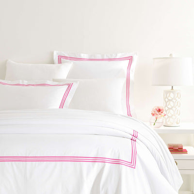 product image for trio fuchsia duvet cover by annie selke trfsdcq 1 65
