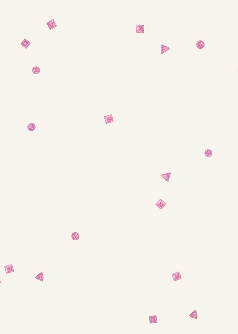 media image for Triple Gem Wallpaper in Amaro by Melodie Provenzano for Cavern Home 222