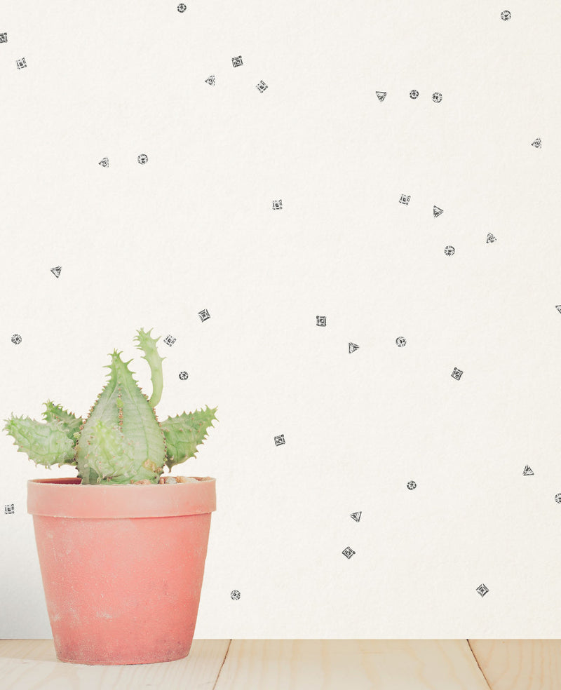 media image for Triple Gem Wallpaper in Chah by Melodie Provenzano for Cavern Home 29