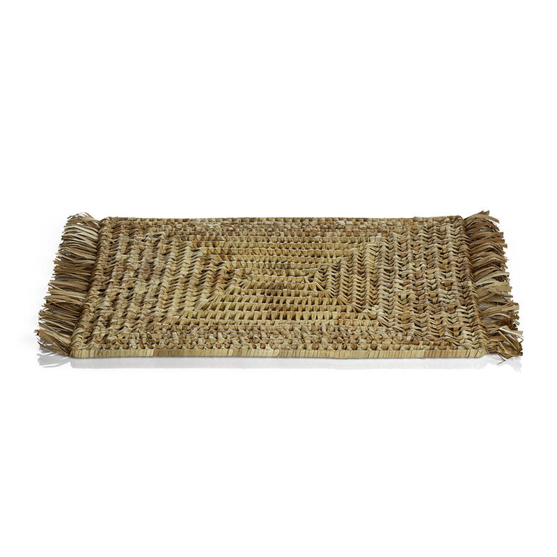 media image for Tropical Pandan Fringed Placemat by Panorama City 22
