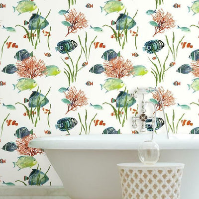 product image for Tropical Reef Peel & Stick Wallpaper by York Wallcoverings 23