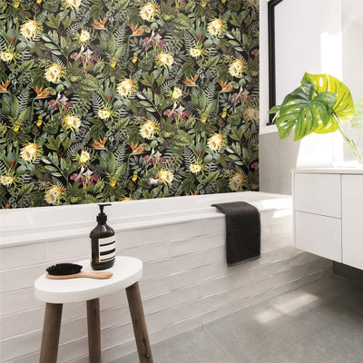 product image for Tropical Flowers Peel & Stick Wallpaper by RoomMates for York Wallcoverings 6