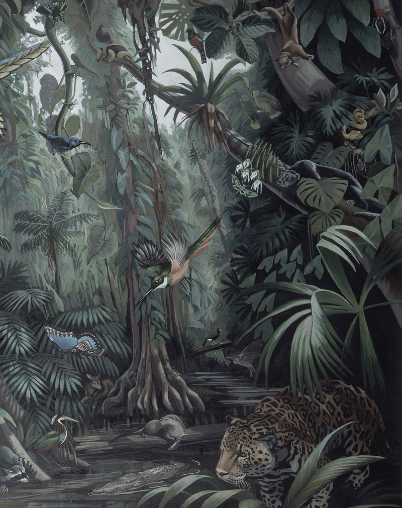 media image for Tropical Landscape 004 Wallpaper Panel by KEK Amsterdam 275