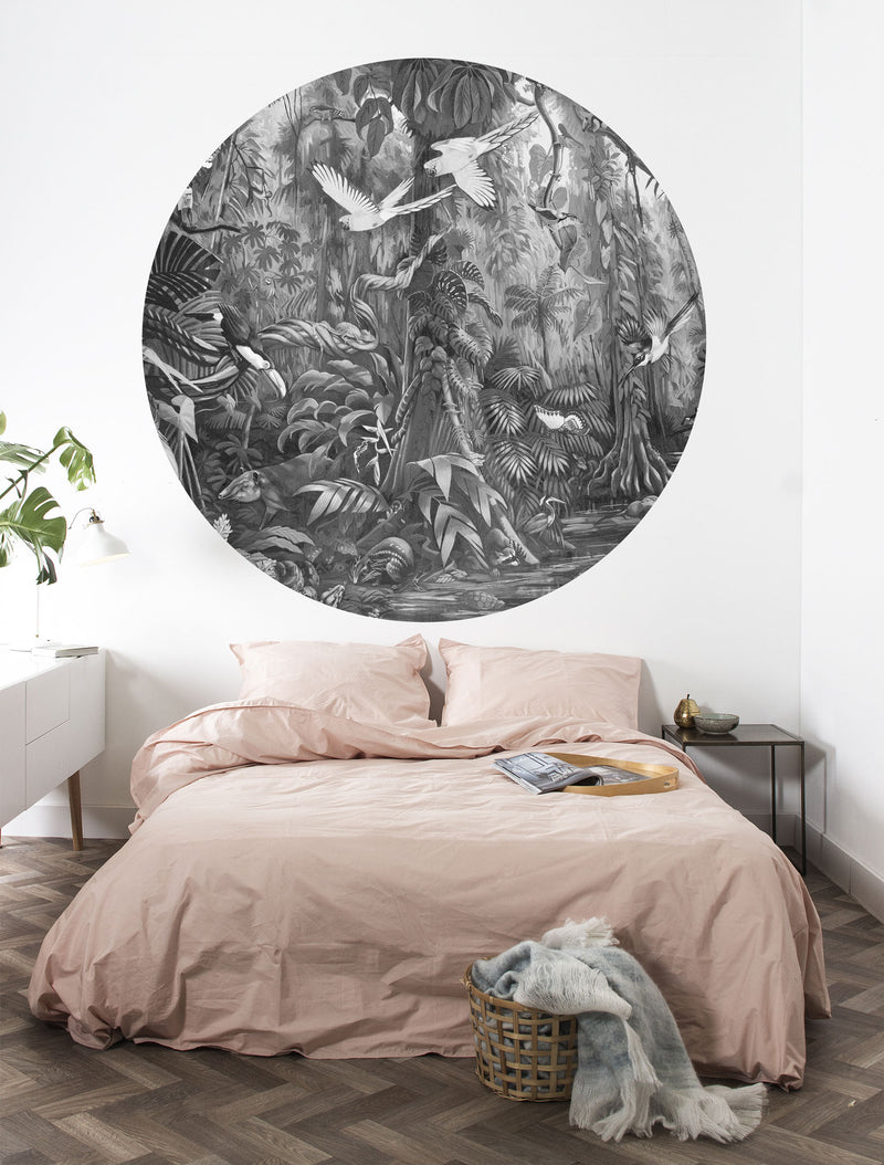 media image for Tropical Landscape 006 Wallpaper Circle by KEK Amsterdam 227