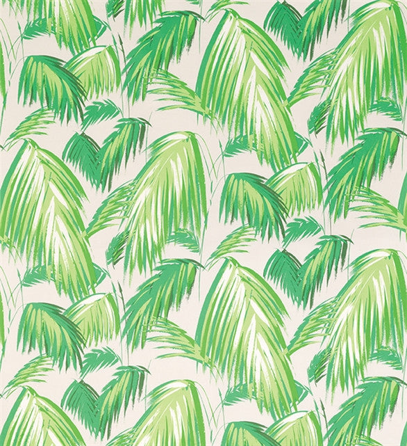 media image for Tropicana Fabric in Grass and Pebble by Matthew Williamson for Osborne & Little 220