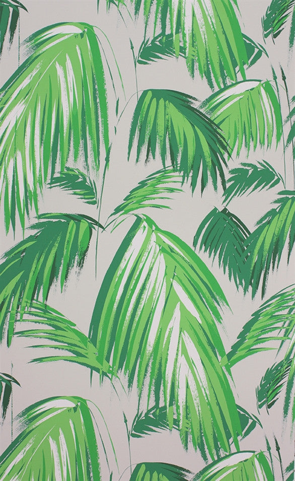 media image for Tropicana Wallpaper in Grass and Pebble by Matthew Williamson for Osborne & Little 260