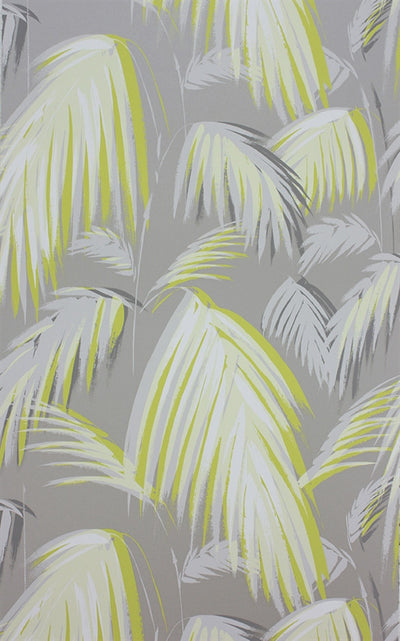 product image for Tropicana Wallpaper in Metallic Silver by Matthew Williamson for Osborne & Little 62