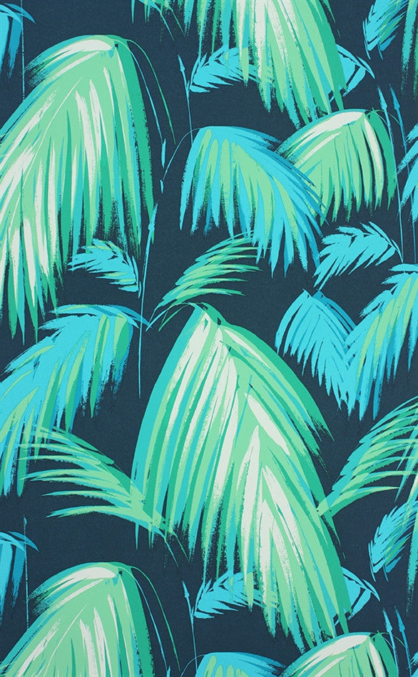 media image for Tropicana Wallpaper in Petrol and Emerald by Matthew Williamson for Osborne & Little 225
