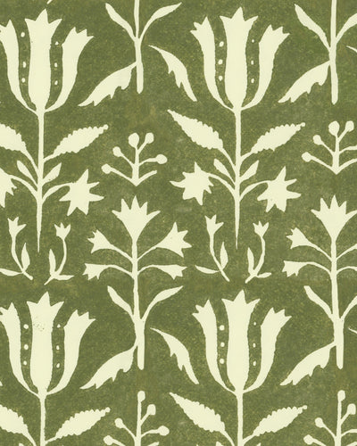product image of sample tulipan wallpaper in herbal from the complementary collection by mind the gap 1 559