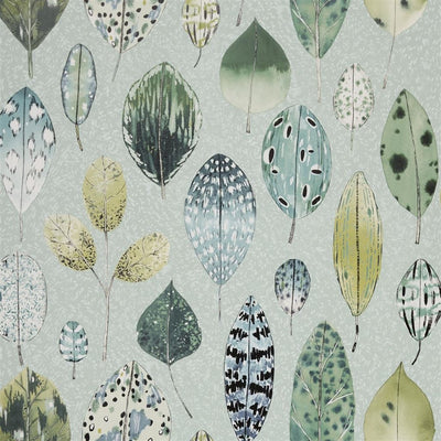product image of Tulsi Wallpaper in Dove from the Zardozi Collection by Designers Guild 569