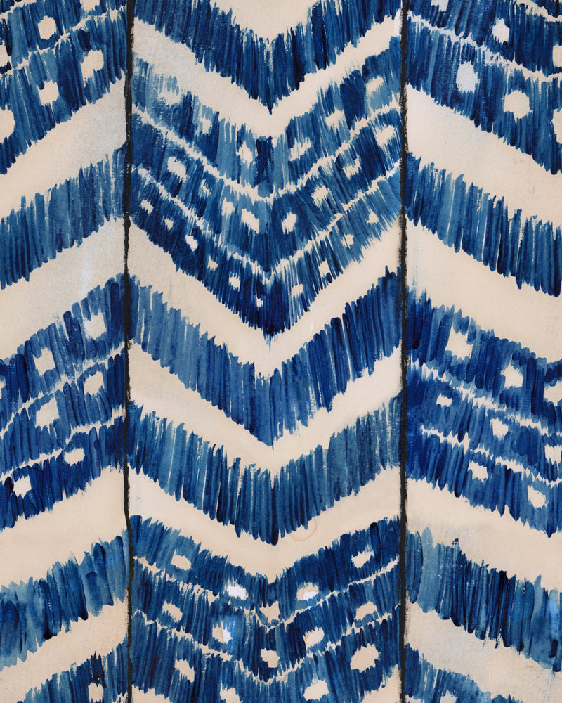 media image for Turkish Ikat Wallpaper in Indigo from the Sundance Villa Collection by Mind the Gap 267