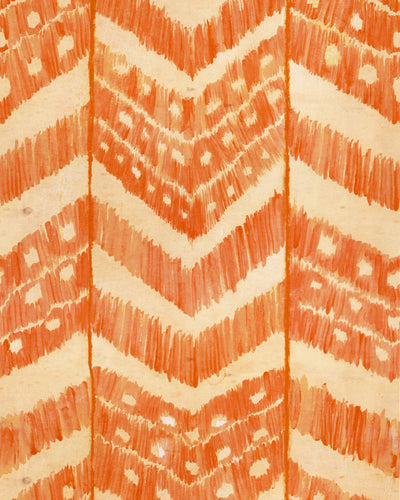 product image of sample turkish ikat wallpaper in tangerine from the sundance villa collection by mind the gap 1 528