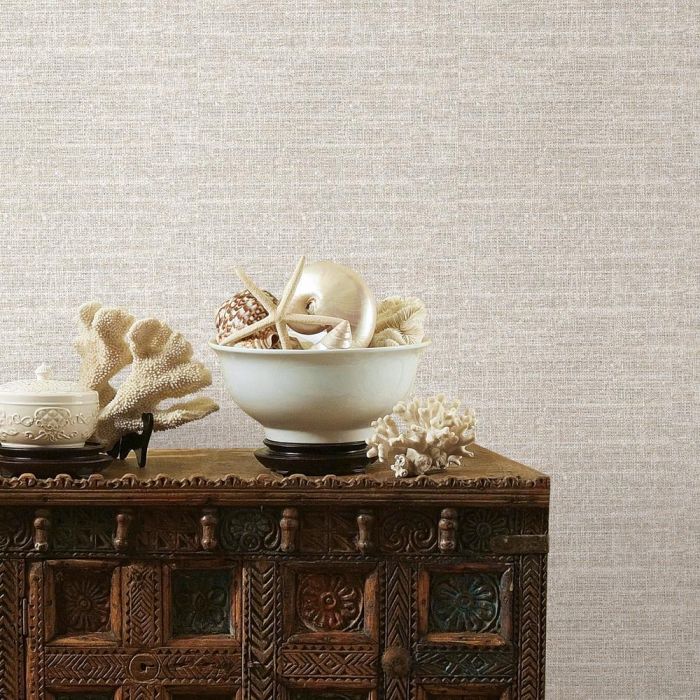 media image for Tweed Peel & Stick Wallpaper in Beige by RoomMates for York Wallcoverings 239