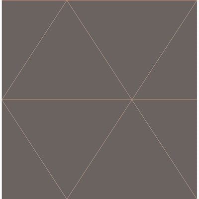 product image of Twilight Geometric Wallpaper in Grey from the Moonlight Collection by Brewster Home Fashions 589
