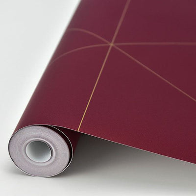 product image for Twilight Geometric Wallpaper in Red from the Moonlight Collection by Brewster Home Fashions 68