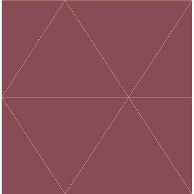 product image for Twilight Geometric Wallpaper in Red from the Moonlight Collection by Brewster Home Fashions 23