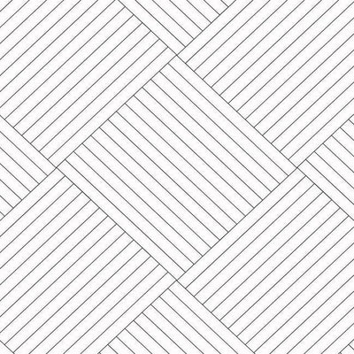 product image of Twisted Tailor Wallpaper in White and Black from the Geometric Resource Collection by York Wallcoverings 551