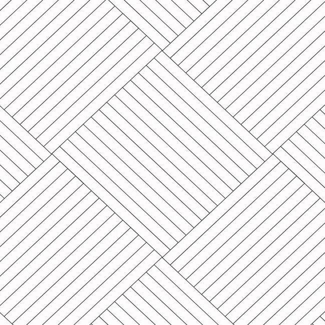 media image for Twisted Tailor Wallpaper in White and Black from the Geometric Resource Collection by York Wallcoverings 236