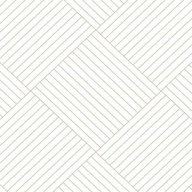 media image for sample twisted tailor wallpaper in white and gold from the geometric resource collection by york wallcoverings 1 265