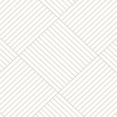 product image for Twisted Tailor Wallpaper in White and Gold from the Geometric Resource Collection by York Wallcoverings 99
