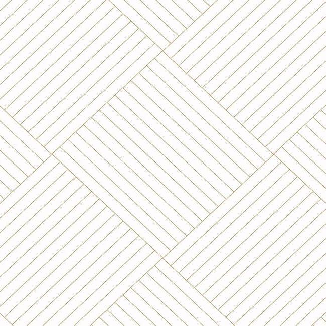 media image for Twisted Tailor Wallpaper in White and Gold from the Geometric Resource Collection by York Wallcoverings 265