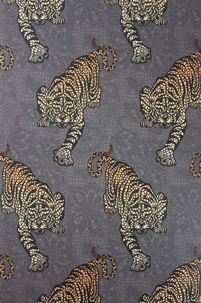 product image of sample tyger tyger wallpaper in cacao and marigold by matthew williamson for osborne little 1 591