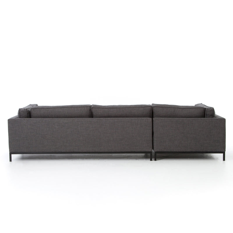 media image for Grammercy 2 Pc Chaise Sectional In Bennett Charcoal 250