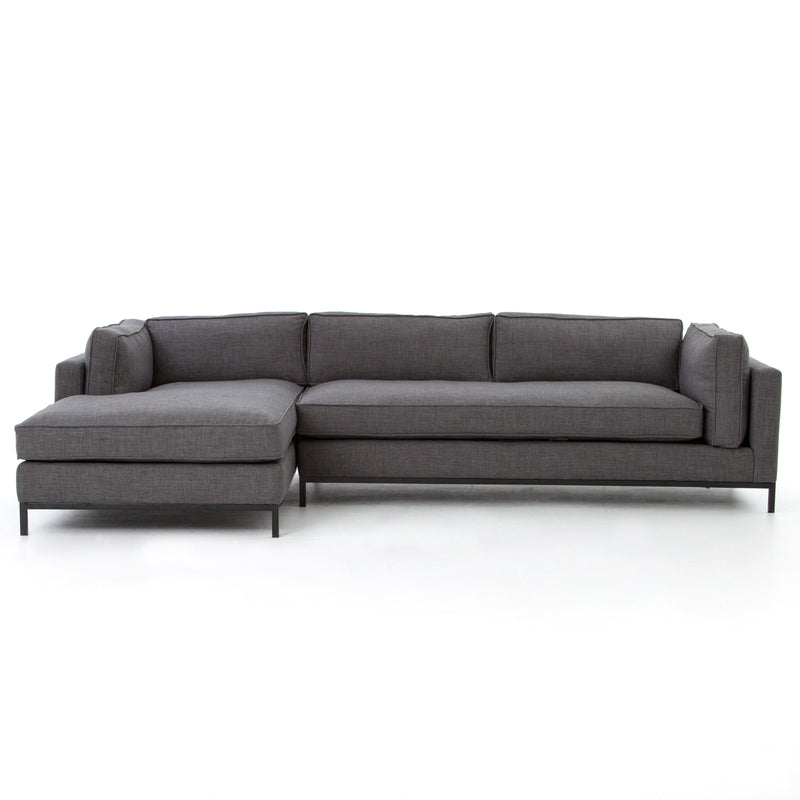 media image for Grammercy 2 Pc Chaise Sectional In Bennett Charcoal 277