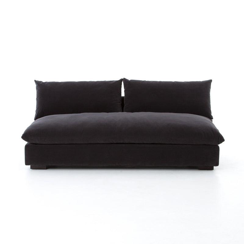 media image for Grant Armless Sofa In Henry Charcoal 237