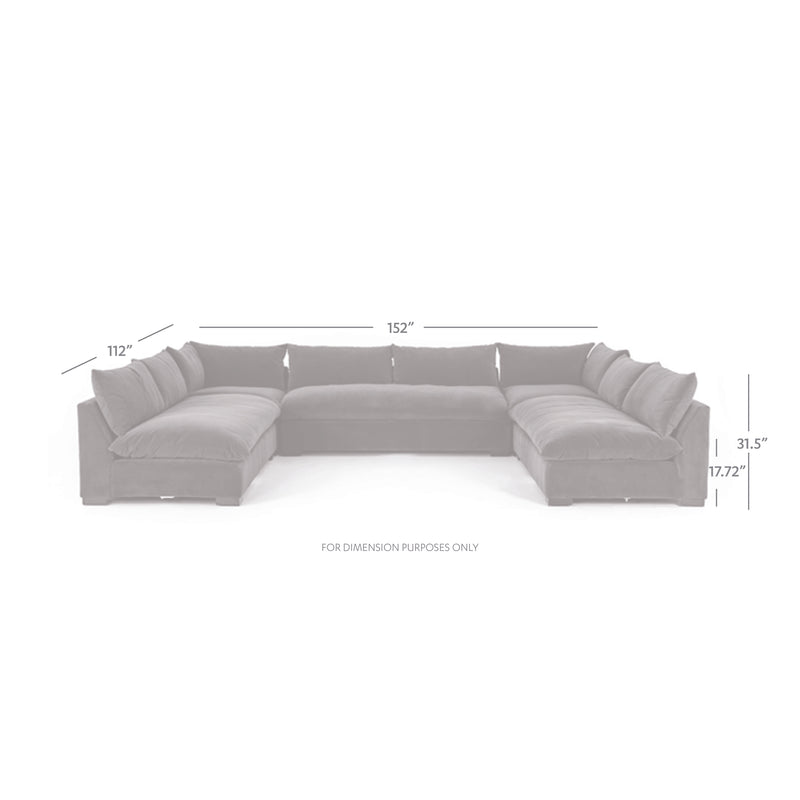 media image for Grant 5 Pc Sectional In Ashby Oatmeal 228
