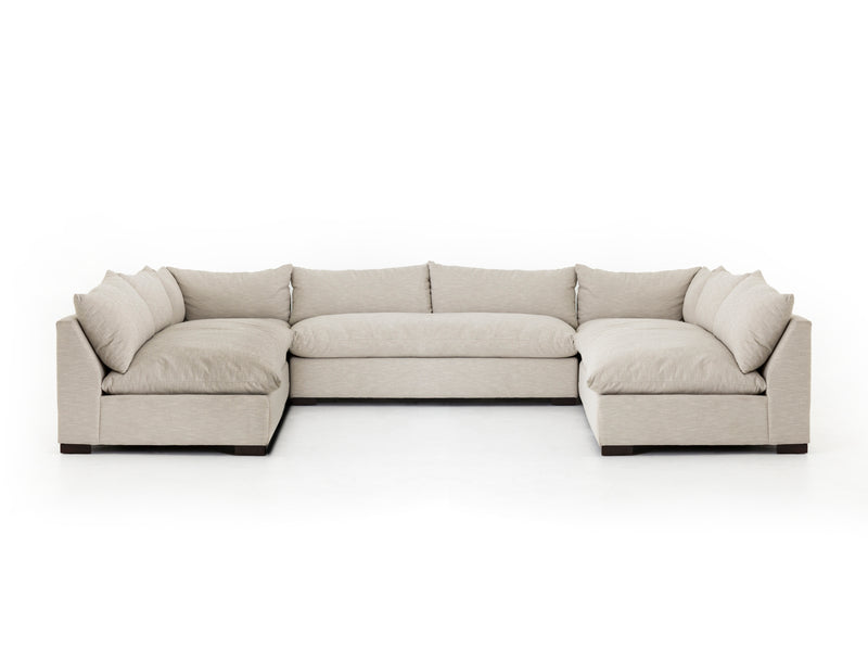 media image for Grant 5 Pc Sectional In Ashby Oatmeal 257