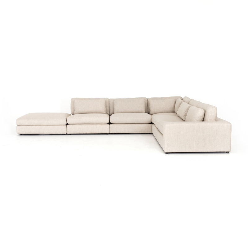 media image for Bloor 5 Pc Sectional Ottoman In Essence Natural 291