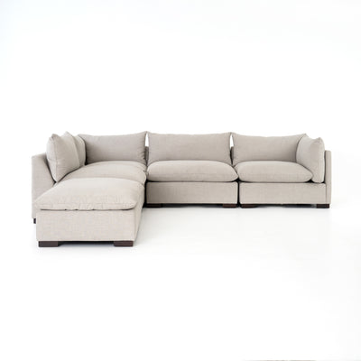 product image for Westwood 4 Pc Sectional Ottoman In Bennett Moon 40
