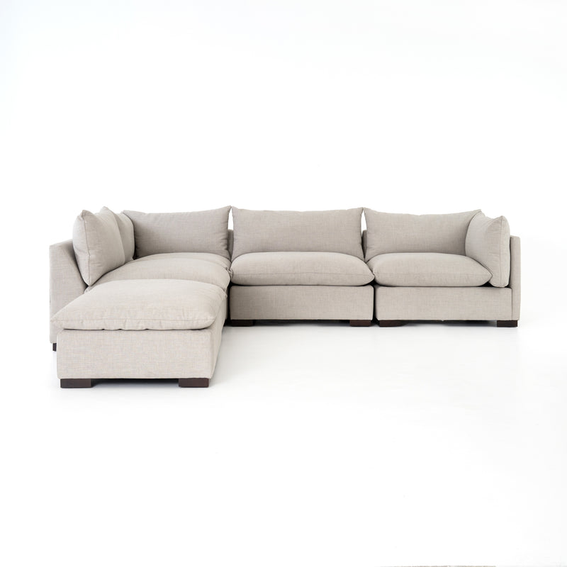 media image for Westwood 4 Pc Sectional Ottoman In Bennett Moon 229