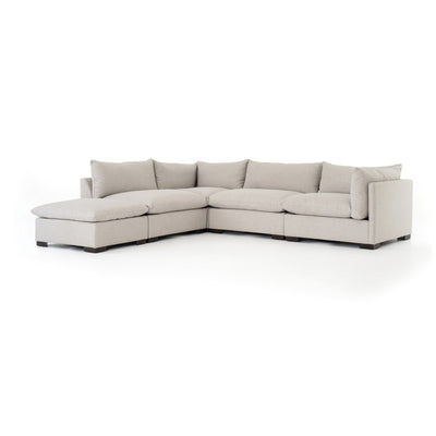 product image for Westwood 4 Pc Sectional Ottoman In Bennett Moon 70