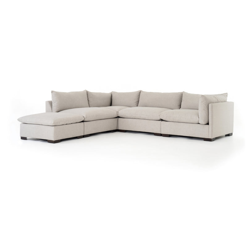 media image for Westwood 4 Pc Sectional Ottoman In Bennett Moon 299