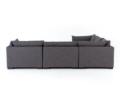 product image for Westwood 5 Pc Sectional In Bennett Charcoal 87