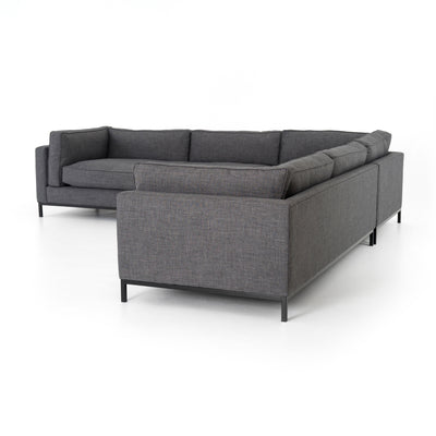 product image for Grammercy 3 Pc Sectional In Bennett Charcoal 44