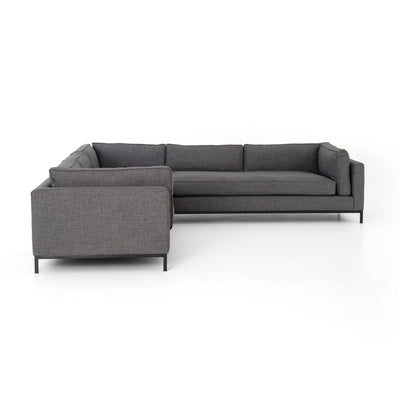 product image for Grammercy 3 Pc Sectional In Bennett Charcoal 54