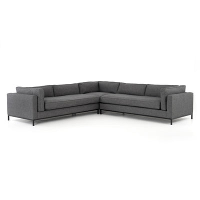 product image for Grammercy 3 Pc Sectional In Bennett Charcoal 85