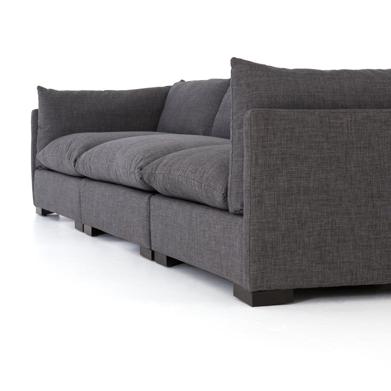 media image for Westwood 3 Pc Sectional In Bennett Charcoal 276